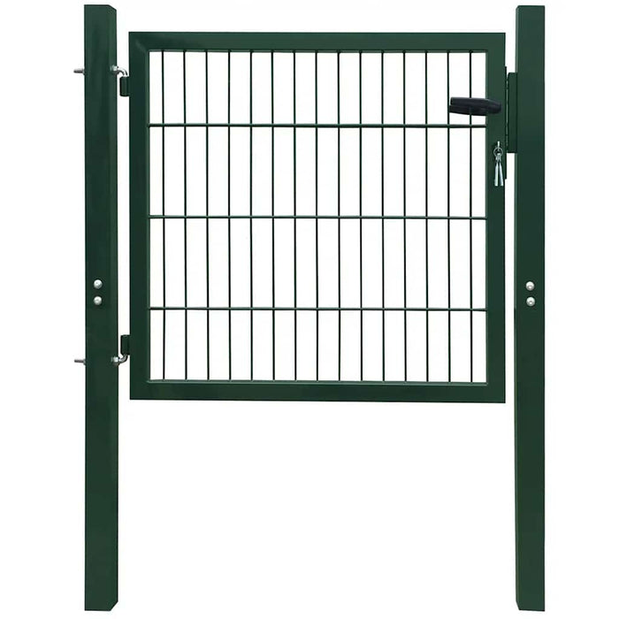 Poartă de gard 2D (simplă) verde 100x80 cm WALTI