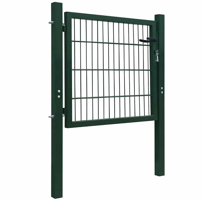 Poartă de gard 2D (simplă) verde 100x80 cm WALTI