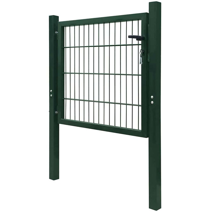 Poartă de gard 2D (simplă) verde 100x80 cm WALTI