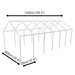 Cort de petrecere, alb, 12 x 6 m - WALTI WALTI
