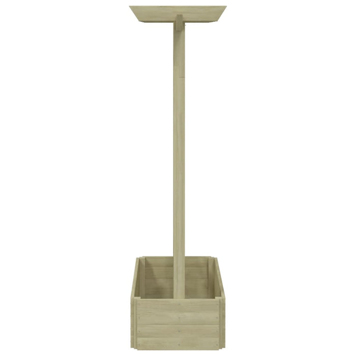 Pergolă de grădină cu jardinieră, 162 x 56 x 204 cm, lemn - WALTI WALTI
