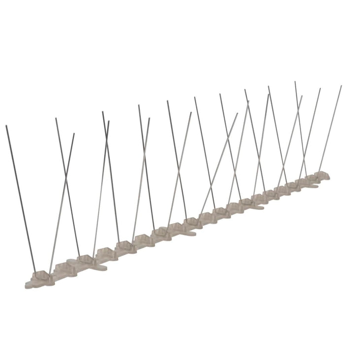Set bandă cu țepi antipăsări cu 2 rânduri, 6 buc., plastic, 3 m - WALTI WALTI