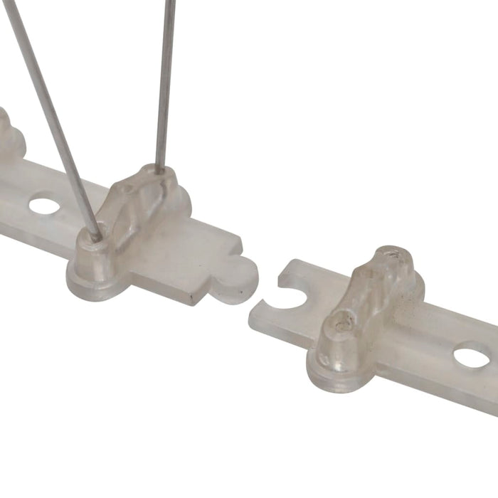 Set bandă cu țepi antipăsări cu 2 rânduri, 6 buc., plastic, 3 m - WALTI WALTI