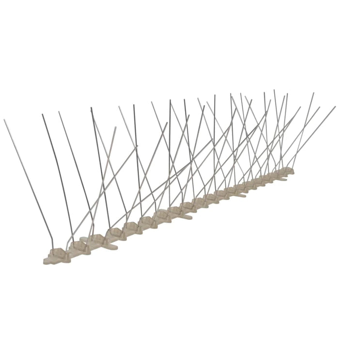 Set bandă cu țepi antipăsări cu 4 rânduri, 6 buc., plastic, 3 m - WALTI WALTI