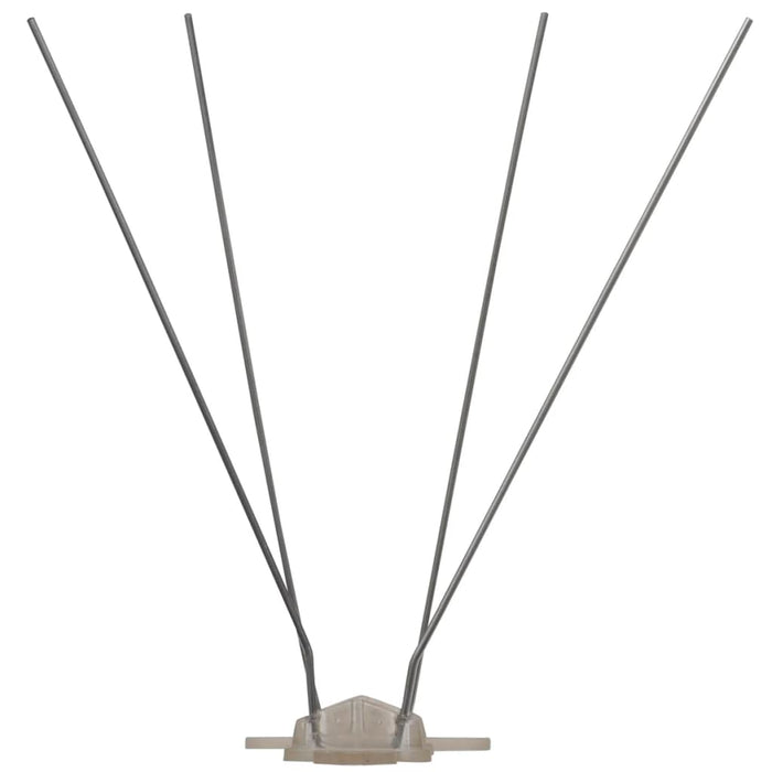 Set bandă cu țepi antipăsări cu 4 rânduri, 6 buc., plastic, 3 m - WALTI WALTI