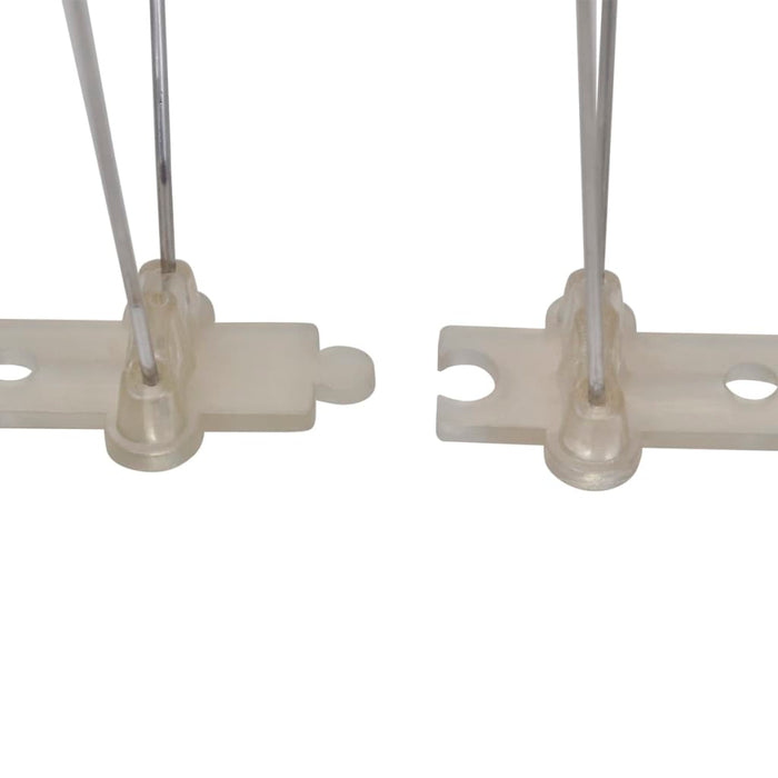 Set bandă cu țepi antipăsări cu 4 rânduri, 6 buc., plastic, 3 m - WALTI WALTI