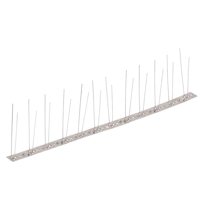 Set bandă cu țepi antipăsări cu 2 rânduri, 6 buc., oțel, 3 m - WALTI WALTI