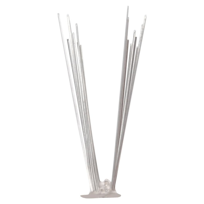 Set bandă cu țepi antipăsări cu 2 rânduri, 6 buc., oțel, 3 m - WALTI WALTI