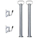 Tuburi de sprijin cu 2 cleme de comutare pentru roata jockey de 48 mm - WALTI WALTI