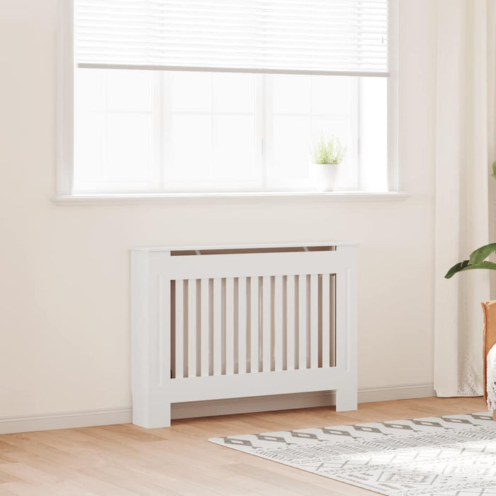 Mască de calorifer încălzire, dulap radiator, alb, 112 cm, lemn prelucrat WALTI