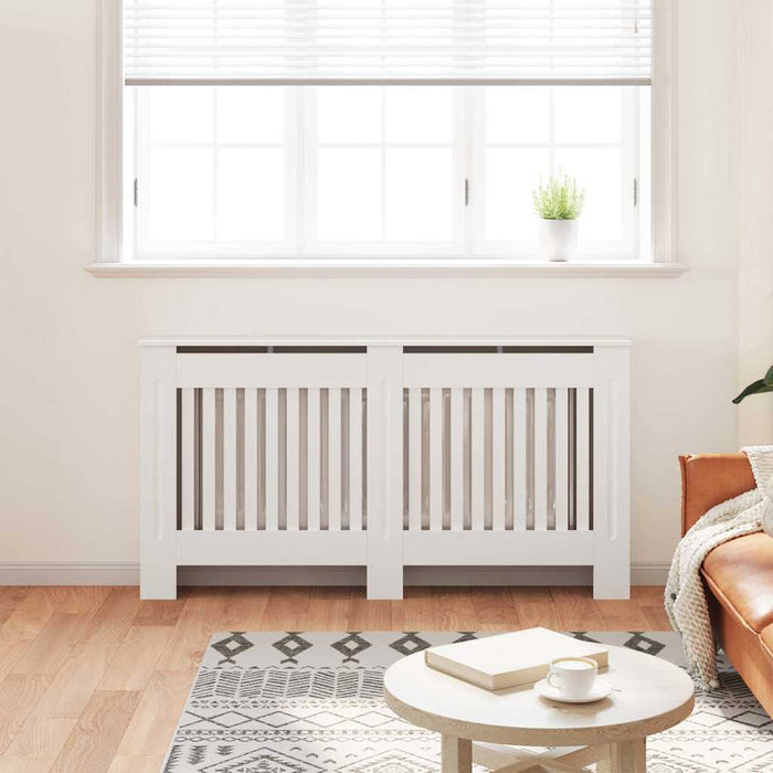 Mască de calorifer, dulap radiator, alb, 152 cm, lemn prelucrat WALTI