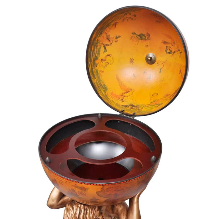 Bar tip glob, suport sticle de vin cu aspect Atlas 42x42x85 cm - WALTI WALTI