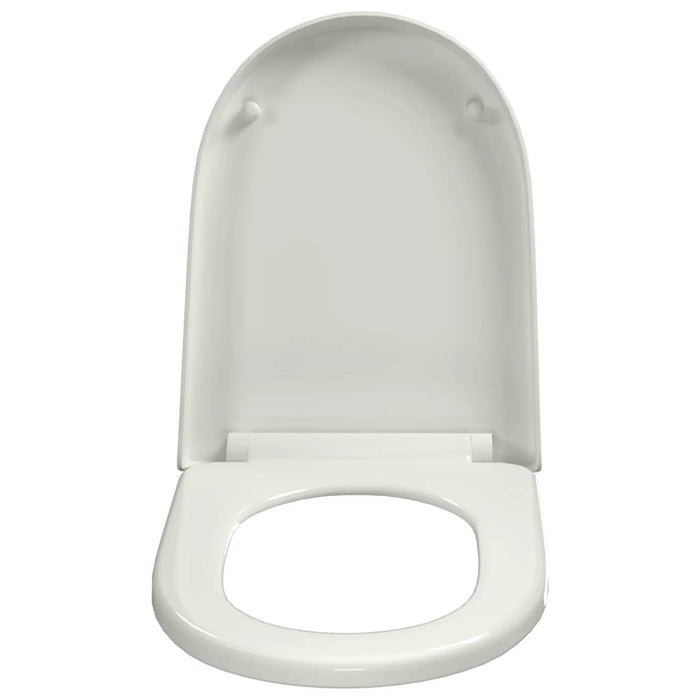 Capac WC, închidere silențioasă, eliberare rapidă, alb, pătrat WALTI