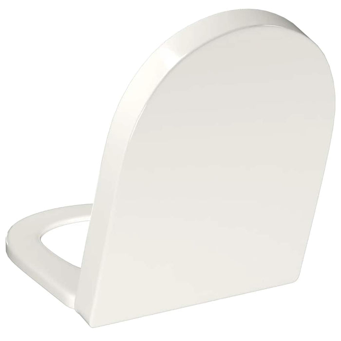 Capac WC, închidere silențioasă, eliberare rapidă, alb, pătrat WALTI