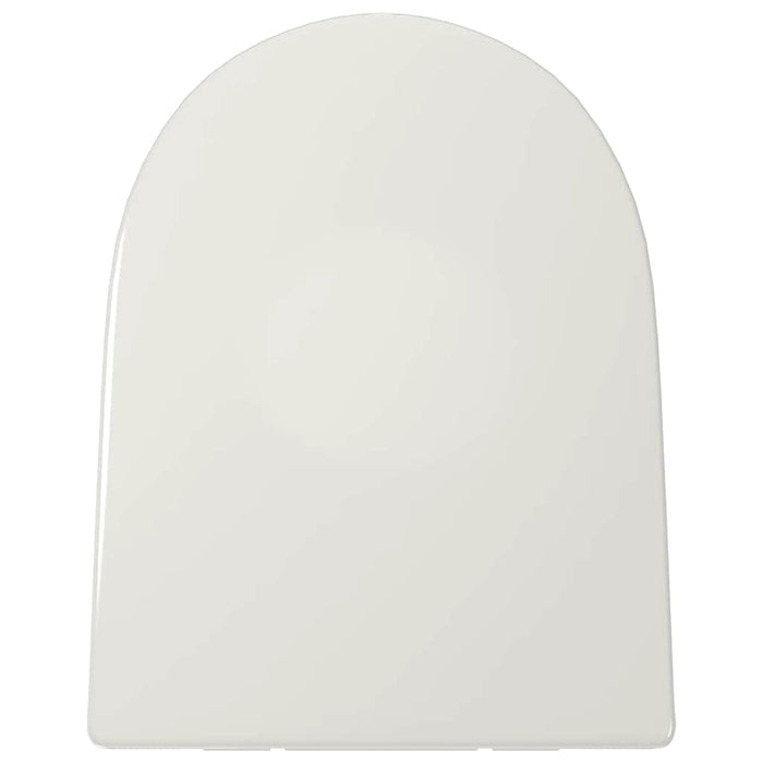 Capac WC, închidere silențioasă, eliberare rapidă, alb, pătrat WALTI