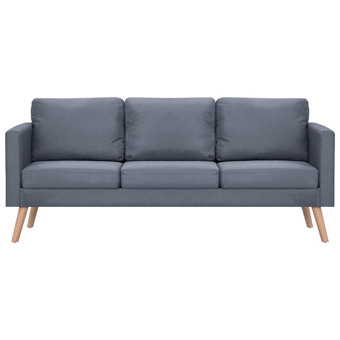 Canapea cu 3 locuri, material textil, gri închis - WALTI WALTI