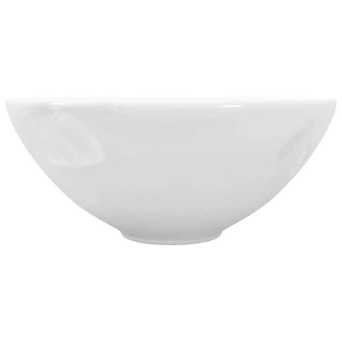 Chiuvetă ceramică pentru baie, rotundă, alb - WALTI WALTI