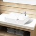 Chiuvetă de baie din ceramică, cu orificiu pentru robinet, alb - WALTI WALTI