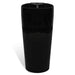 Chiuvetă baie suport, orificiu robinet/preaplin,rotund,ceramică,negru - WALTI WALTI