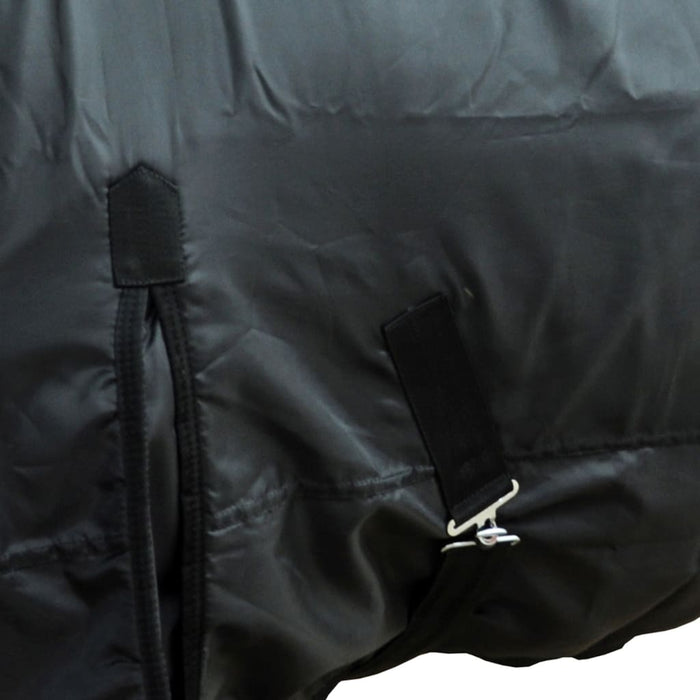 Covor dublu cu chingi ,negru,125cm - WALTI WALTI
