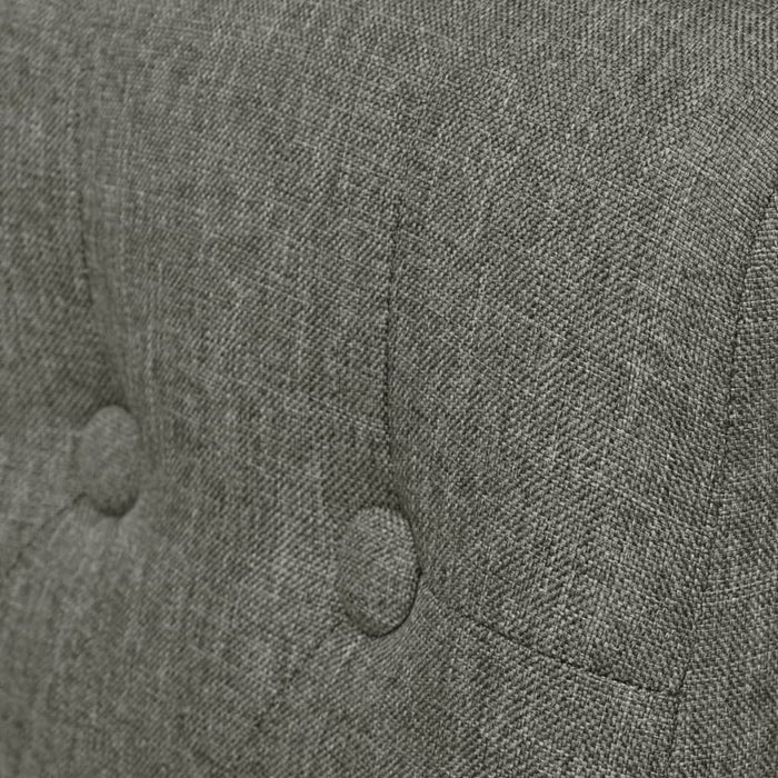 Scaune de bucătărie, 2 buc., gri deschis, material textil - WALTI WALTI