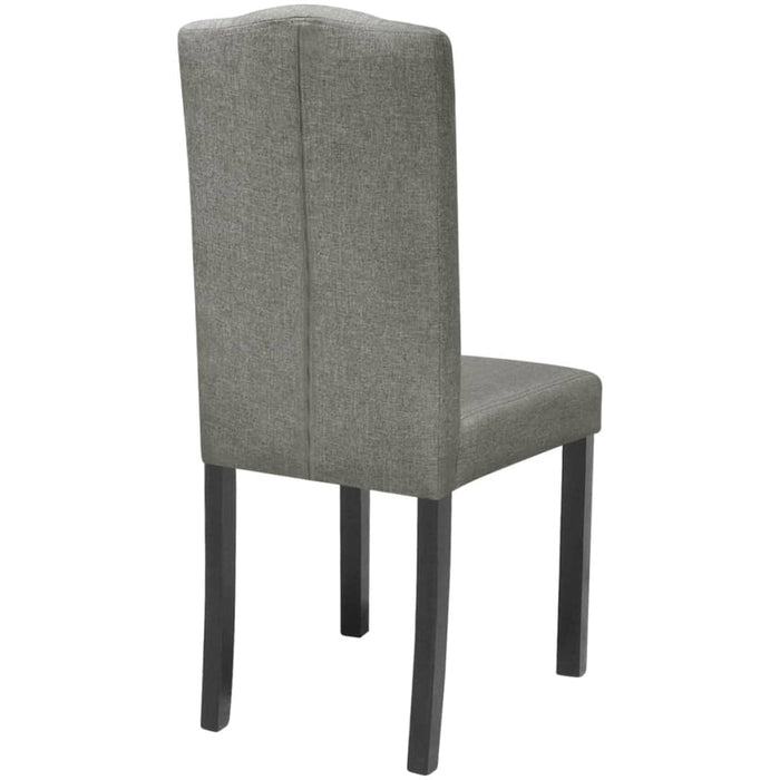 Scaune de bucătărie, 2 buc., gri, material textil - WALTI WALTI