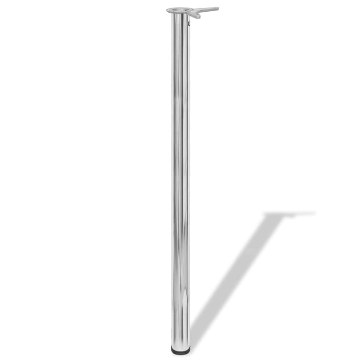 Picioare de masă reglabile în înălțime, crom, 1100 mm, 4 buc. - WALTI WALTI