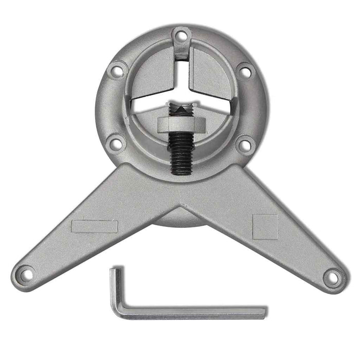 242136 4 Height Adjustable Table Legs Brushed Nickel 710 mm - WALTI WALTI