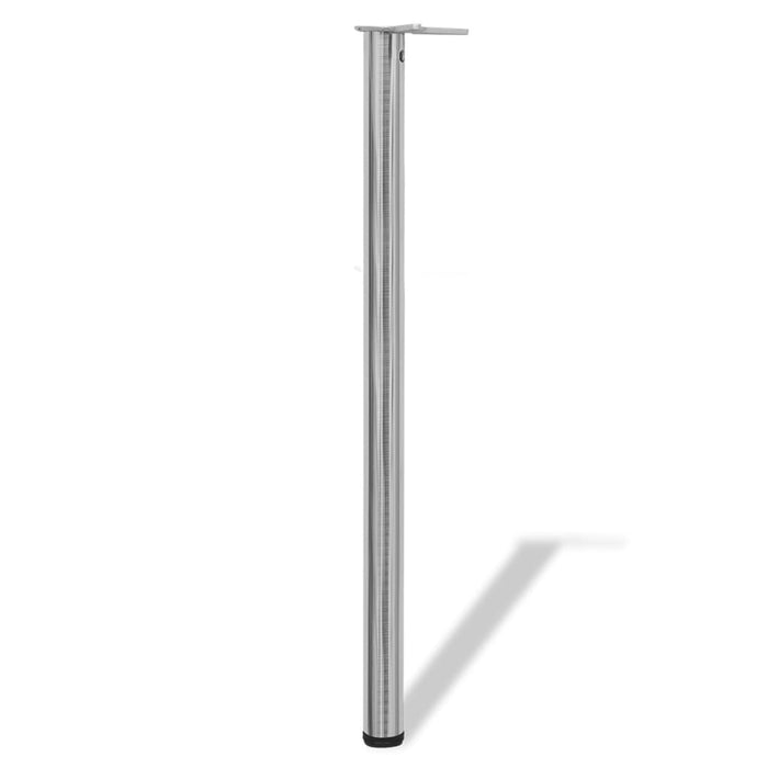 Picioare masă înălțime reglabilă, nichel șlefuit, 1100 mm, 4 buc. - WALTI WALTI