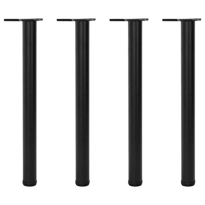 Picioare de masă înălțime reglabilă, 4 buc. 710 mm negru - WALTI WALTI