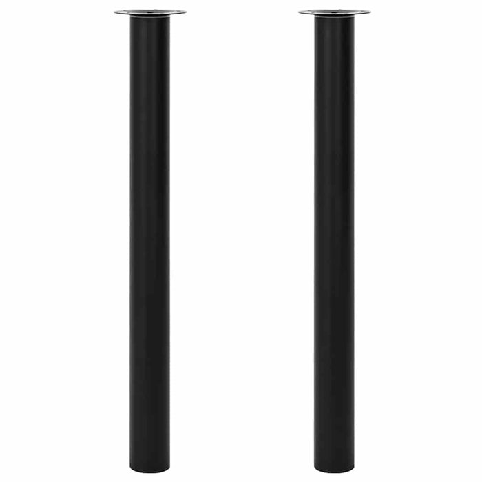 Picioare telescopice de masă, 2 buc., negru, 710 mm-1100 mm - WALTI WALTI
