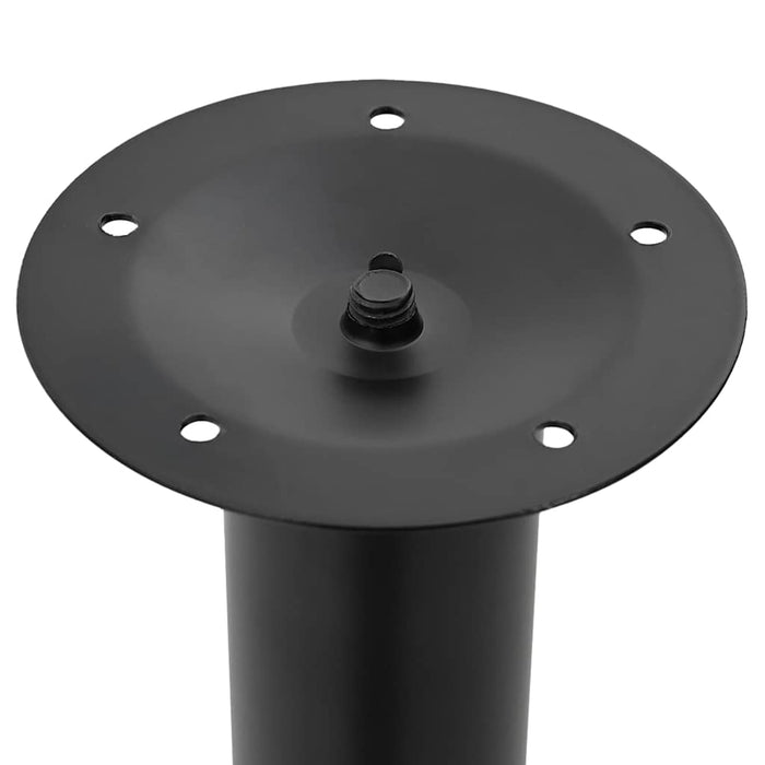 Picioare telescopice de masă, 2 buc., negru, 710 mm-1100 mm - WALTI WALTI