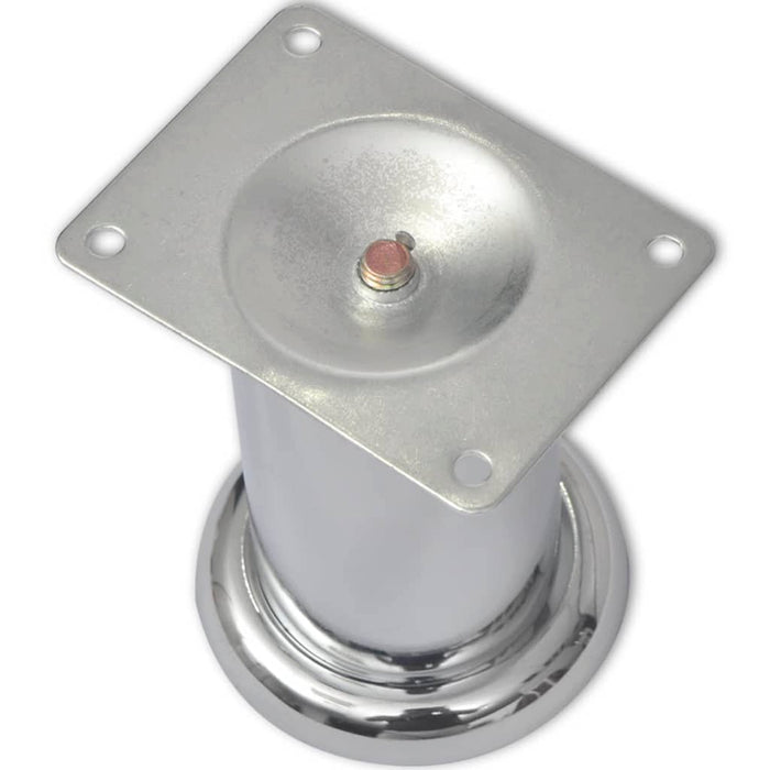 Picioare rotunde de canapea din crom 60 mm, 4 buc. - WALTI WALTI