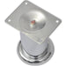 Picioare rotunde de canapea din crom 60 mm, 4 buc. - WALTI WALTI