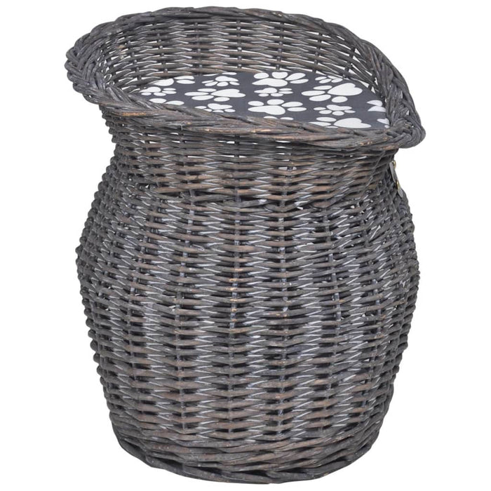 Ansamblu pentru pisici/pat/stâlp de zgâriat, cu pernă, răchită - WALTI WALTI