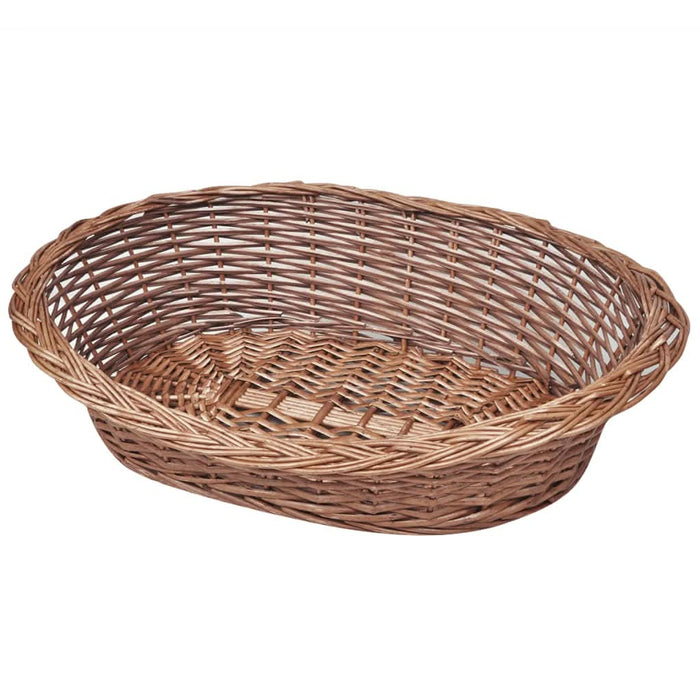 Coș/Pătuț de răchită pentru câini/animale de casă, 50 cm, natural - WALTI WALTI