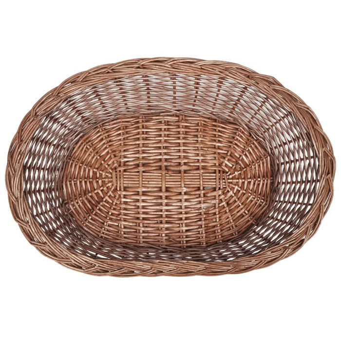 Coș/Pătuț de răchită pentru câini/animale de casă, 50 cm, natural - WALTI WALTI