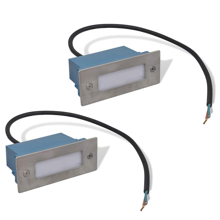 Corpuri de iluminat trepte cu LED, 2 buc., 44 x 111 x 56 mm - WALTI WALTI