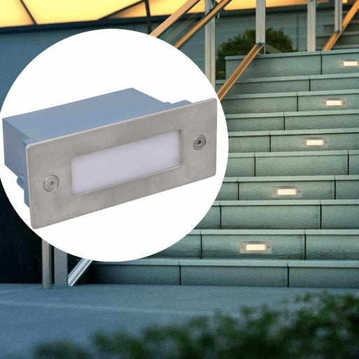 Corpuri de iluminat trepte cu LED, 2 buc., 44 x 111 x 56 mm - WALTI WALTI