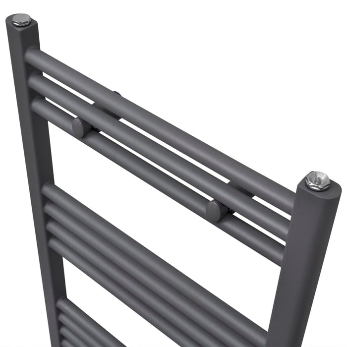 Radiator port-prosop încălzire centrală baie, drept, gri, 600x1160 mm - WALTI WALTI