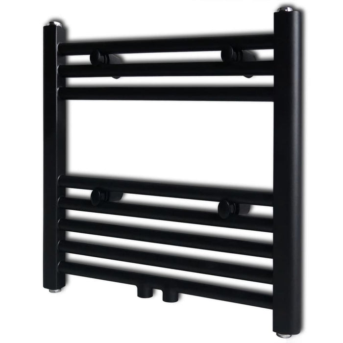 Radiator port-prosop încălzire centrală baie, drept, negru, 480x480 mm - WALTI WALTI