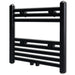 Radiator port-prosop încălzire centrală baie, drept, negru, 480x480 mm - WALTI WALTI