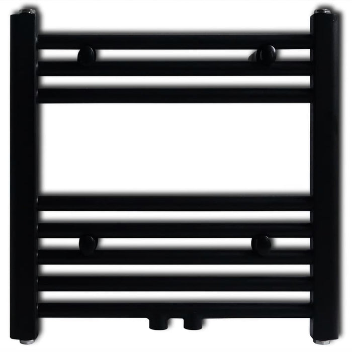 Radiator port-prosop încălzire centrală baie, drept, negru, 480x480 mm - WALTI WALTI