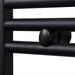 Radiator port-prosop încălzire centrală baie, drept, negru, 480x480 mm - WALTI WALTI
