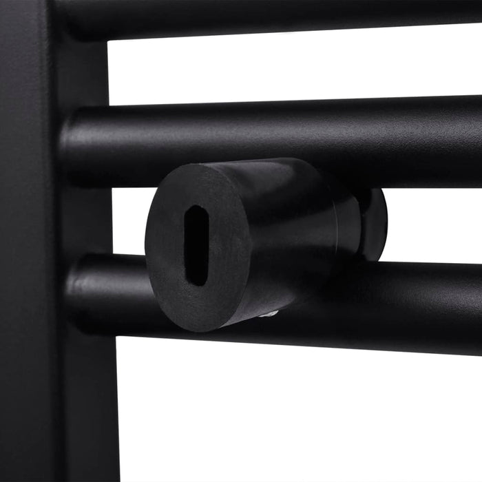 Radiator port-prosop încălzire centrală baie, drept, negru, 480x480 mm - WALTI WALTI