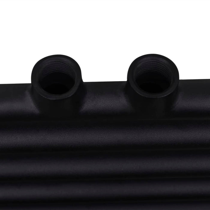 Radiator port-prosop încălzire centrală baie, drept, negru, 480x480 mm - WALTI WALTI