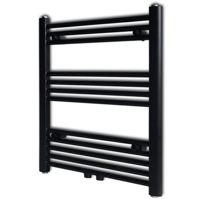 Radiator port-prosop încălzire centrală baie drept negru 600 x 764 mm - WALTI WALTI