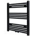 Radiator port-prosop încălzire centrală baie drept negru 600 x 764 mm - WALTI WALTI