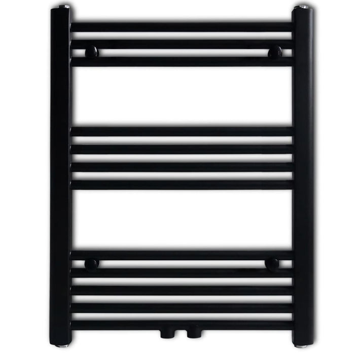 Radiator port-prosop încălzire centrală baie drept negru 600 x 764 mm - WALTI WALTI