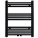 Radiator port-prosop încălzire centrală baie drept negru 600 x 764 mm - WALTI WALTI